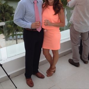 ASOS Bright Pink / Salmon Dress